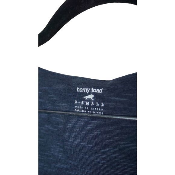 Horny Toad Women's Rosalinda Gray Sz XS Stretch Knit 3/4 Sleeve V-Neck Dress - Picture 4 of 6